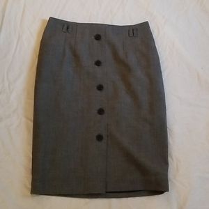 Gray dress skirt
